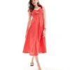 Never Fully Dressed Elspeth Midaxi Dress In Red For Women