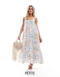 Never Fully Dressed Petite Midaxi Dress In Abstract Print For Women Multi -Never Fully Dressed Sales 206411185 1 multi 1