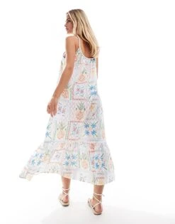 Never Fully Dressed Petite Midaxi Dress In Abstract Print For Women Multi -Never Fully Dressed Sales 206411185 2