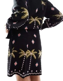 Never Fully Dressed Havana Mini Skirt Co-ord In Black For Women -Never Fully Dressed Sales 207247626 5