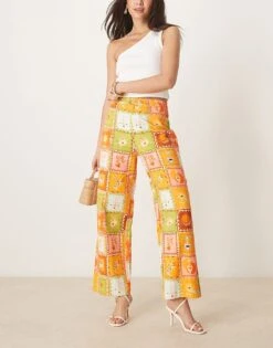Never Fully Dressed Trouser In Patchwork Print For Women Multi -Never Fully Dressed Sales 208066662 1 multi 1